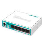 hEX lite RB750r2 - 5x Ethernet, Small plastic case, 850MHz CPU, 64MB RAM, Most affordable MPLS router, RouterOS L4