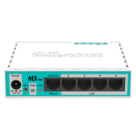 hEX lite RB750r2 - 5x Ethernet, Small plastic case, 850MHz CPU, 64MB RAM, Most affordable MPLS router, RouterOS L4